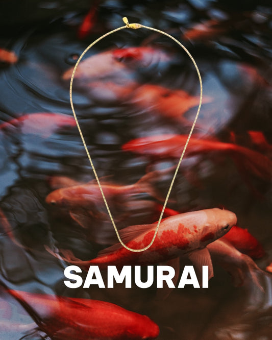 necklaces ACERO cadena grabada tipo vintage GOLD