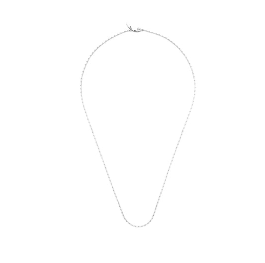 necklaces ACERO cadena grabada tipo vintage SILVER