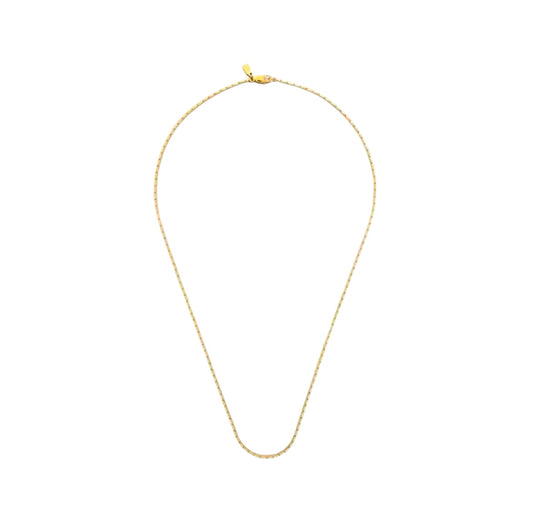 necklaces ACERO cadena grabada tipo vintage GOLD