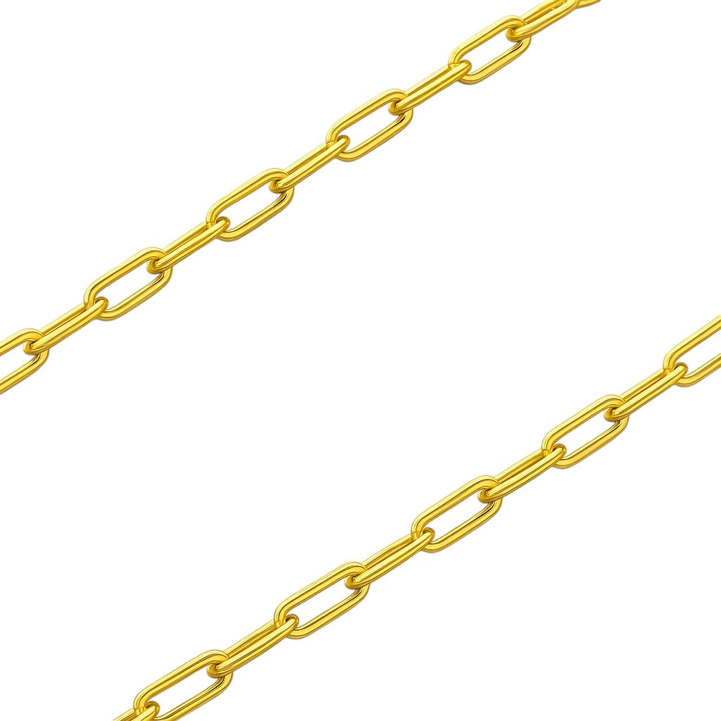 necklaces ACERO cadena tipo eslabón GOLD